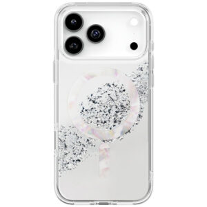 Uniq Coehl Crystelle dėklas iPhone 17 Pro Max Magnetic Charging - sidabrinis