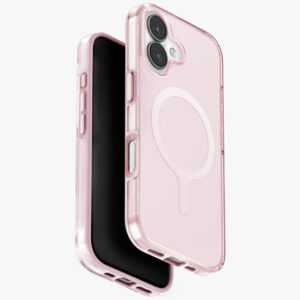 Uniq Clario MagClick įkrovimo dėklas iPhone 17 – rožinis