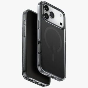 Uniq Clario MagClick dėklas iPhone 17 Pro Max – juodas
