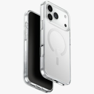 Uniq Clario Magclick įkrovimo dėklas, skirtas iPhone 17 Pro Max - Transparent