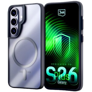 3mk Satin Armor MagCase, skirtas Samsung Galaxy S26+ - Black