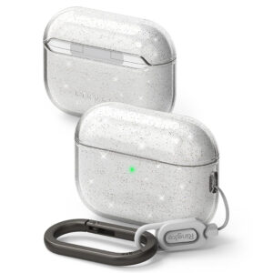 Ringke Air dėklas AirPods Pro 3 – skaidrus, blizgus -- AirPods Pro 3