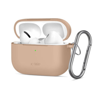 Tech-Protect silikoninis dėklas AirPods Pro – smėlio -- AirPods Pro