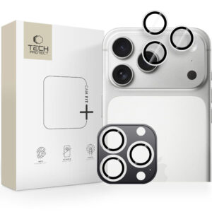 Tech-Protect Camring Fit+ kameros apsauga iPhone 14–17 Pro/Max – sidabrinė -- iPhone 14 Pro