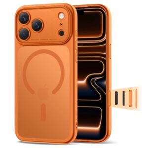 Tech-Protect Magpeak MagSafe dėklas iPhone 17 Pro – oranžinis -- iPhone 17 Pro