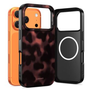 Tech-Protect Lamano MagSafe dėklas iPhone 17 Pro – juodai raudonas -- iPhone 17 Pro