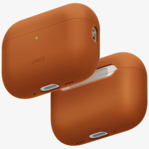 Uniq Lino silikoninis dėklas AirPods Pro (3 gen.) – oranžinis