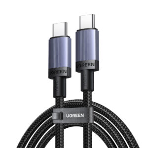 Ugreen USB-C į USB-C PD laidas 240W 3m - Juodas -- Cell phone cables