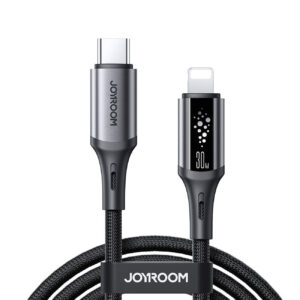 Joyroom S-A60 StarTalk 30W USB-C- Lightning kabelis 1,2 m - juodas