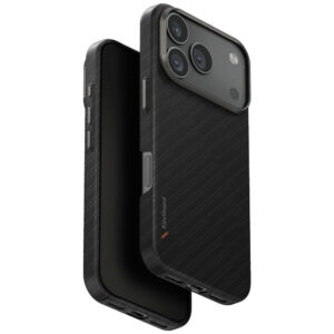 Uniq Keva EDGE MagClick dėklas iPhone 17 Pro – juodas