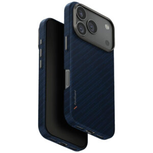 Uniq Keva EDGE MagClick dėklas iPhone 17 Pro – mėlynas