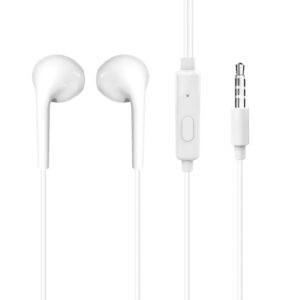 Dudao X10S laidinės į ausis įdedamos ausinės 3,5 mm mini lizdas 1,15 m - balta