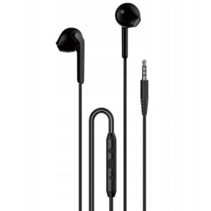 Dudao X3 į ausis įdedamos ausinės, laidinės, mini lizdas 3,5 mm – juodos spalvos