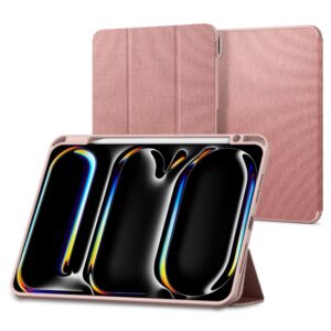 Spigen Urban Fit dėklas, skirtas iPad Pro 11" 5 / 6 / 2024-2025 - rožinė