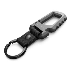 Tech-Protect Slidelock raktų pakabukas – juodos ir pilkos spalvos -- Other phone accessories