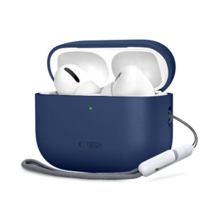 Tech-Protect silikoninis dėklas AirPods Pro 3 – tamsiai mėlynas -- AirPods Pro 3