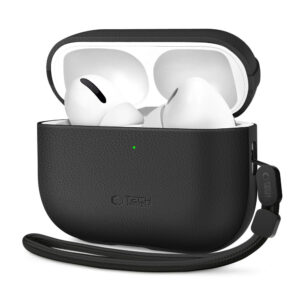 Tech-Protect NaturalFit odinis dėklas AirPods Pro 3 – juodas -- AirPods Pro 3