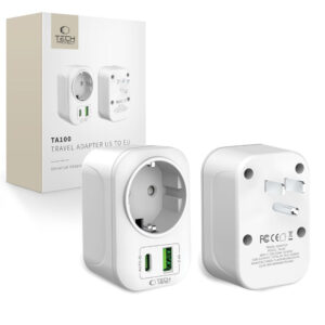 Tech-Protect TA100 US adapteris - baltas -- USB Adapters
