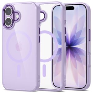 Tech-Protect MagMat MagSafe dėklas iPhone 17 – skaidriai violetinis -- iPhone 17