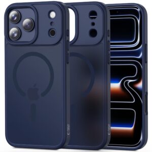 Tech-Protect MagMat MagSafe dėklas iPhone 17 Pro Max – tamsiai mėlynas -- iPhone 17 Pro Max