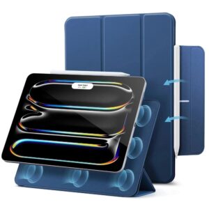 ESR Rebound Magnetic dėklas, skirtas iPad Pro 11" 5 / 6 / 2024-2025 - tamsiai mėlyna