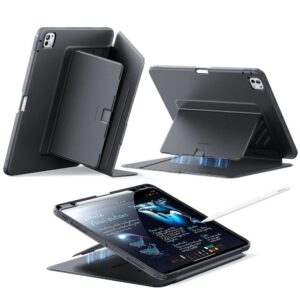 ESR Apverčiamas hibridinis dėklas, skirtas iPad Pro 11" 5 / 6 / 2024-2025 - juodas