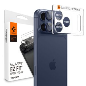 Spigen Optik Pro XL kameros stiklas iPhone 17 Pro – mėlynas