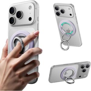 ESR Magnetic HaloLock MagSafe telefono laikiklis - violetinis -- Cell phone holders