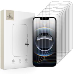 Tech-Protect grūdinto stiklo rinkinys 10 vnt. iPhone 13/14/16E -- iPhone 13