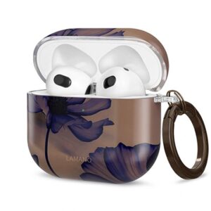 Tech-Protect Lamano dėklas AirPods 4 – rudas/violetinis -- AirPods 4