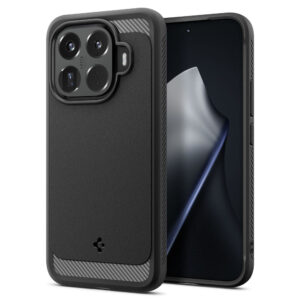 „Spigen Rugged Armor“ dėklas, skirtas „Xiaomi 15T Pro“ – juodas