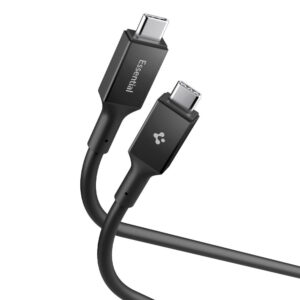 Spigen Essential Laidas EB24012CC USB-C / USB-C 240W 120cm - juodas