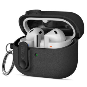 Tech-Protect Slim Hook Dėklas, skirtas Samsung Galaxy Buds 3 / 3 FE / 3 Pro - juodas -- Samsung Galaxy Buds 3 / Samsung 3...