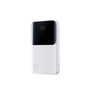 Joyroom JR-QP191 Star Series Mini išorinė baterija 10000mAh 22.5W su skaitmeniniu ekranu - balta