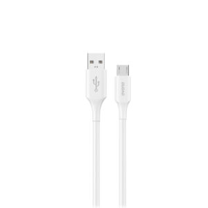 Dudao L2SM USB-A / micro USB 6A laidas 1.2 m - baltas