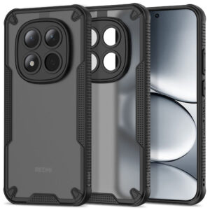 Tech-Protect tvirtas ekrano dėklas, skirtas Xiaomi Redmi Note 15 Pro 5G - juodas -- Xiaomi Redmi Note 15 Pro 5G / Redmi...