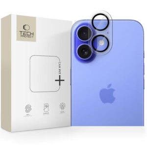 „Tech-Protect Camfull Fit+“ fotoaparato dangtelis, skirtas iPhone 17 -- Cell phone tempered glass
