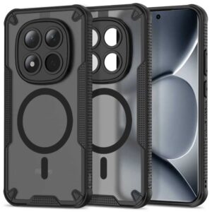 Tech-Protect Rugged Shield MagSafe dėklas, skirtas Xiaomi Poco M8 Pro / Xiaomi Redmi Note 15 Pro+ 5G - juodas -- Xiaomi...