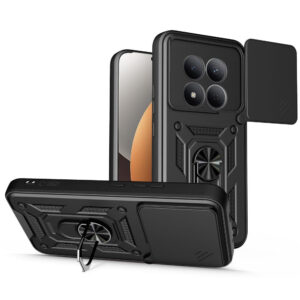 Tech-Protect CamShield Pro dėklas, skirtas Xiaomi Poco M8 Pro / Redmi Note 15 Pro+ 5G - juodas -- Xiaomi Poco M8 Pro /...