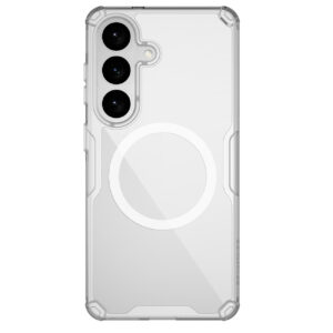 Nillkin Nature TPU Pro dėklas suderinamas su MagSafe, skirtas Samsung Galaxy S26+ - baltas -- Samsung Galaxy S26+
