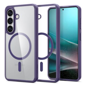 Spigen Ultra Hybrid Mag MagSafe dėklas, skirtas Samsung Galaxy S26+ – skaidrus tamsiai mėlynas