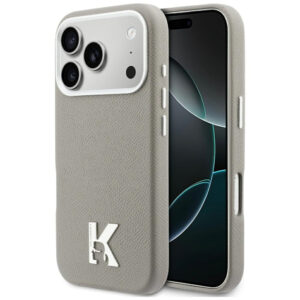 Karl Lagerfeld Karl Head Logo MagSafe Dėklas, skirtas iPhone 17 Pro - Gray