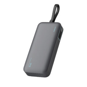 Cuktech LPB200N 40W 20000mAh Powerbank su Integruotu Kabeliu - Pilkas -- Powerbanks