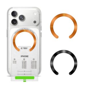 Tech-Protect magnetinis žiedas MMP-210 MagSafe 2 vnt., oranžinis / juodas -- Cell phone holders