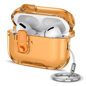 Tech-Protect Bounce Pro dėklas, skirtas AirPods Pro 3 - oranžinis -- AirPods AirPods Pro 3