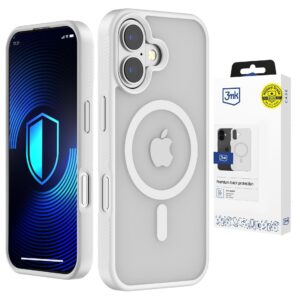 3mk Smoke MagCase, skirtas iPhone 17 - baltai permatomas