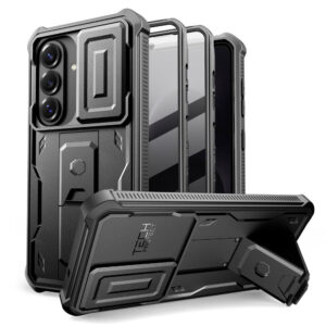 Tech-Protect Kevlar Cam+ dėklas, skirtas Samsung Galaxy S26 - juodas -- Samsung Galaxy S26