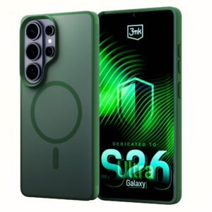Dėklas 3mk Smoke MagDėklas, skirtas Samsung Galaxy S26 Ultra - žalias