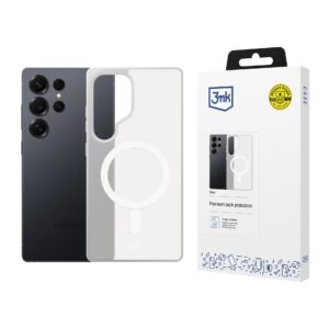 3mk Smoke MagDėklas, skirtas Samsung Galaxy S25 Ultra - White-Translucent