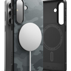Ringke Onyx Magsaugus dėklas, skirtas Samsung Galaxy S26 - pilka ir juoda -- Samsung Galaxy S26